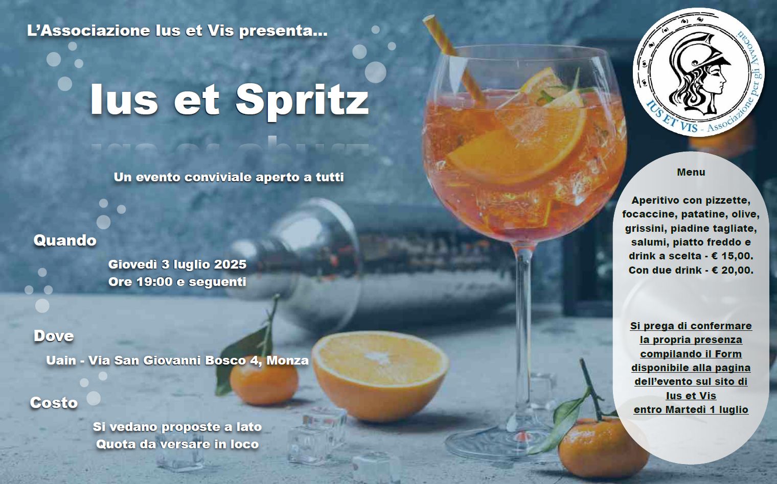 Ius et Spritz - 3 luglio 2025